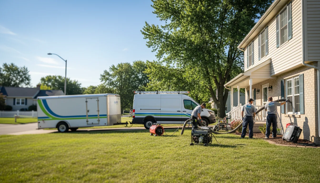 Flooded Basement Restoration And Cleanup With Repair in Mingo, IA near me